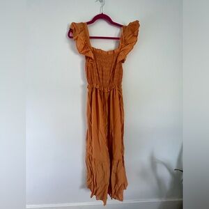 Orange moon river dress